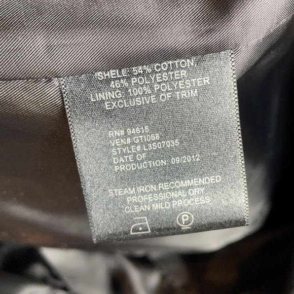 Sam Edelman Studded Shoukder Black Trench Coat - Picture 5 of 8